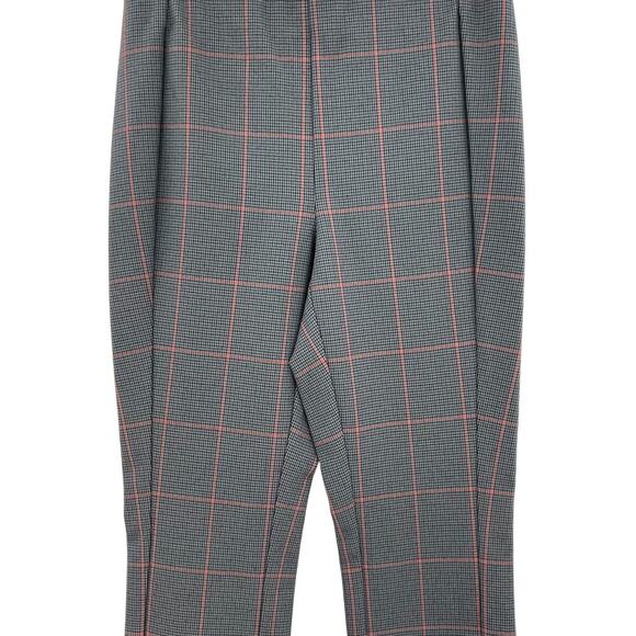 Rag and Bone Simone‎ Check Pant Grey Multi Red Plaid Check Size 00 - Picture 4 of 11